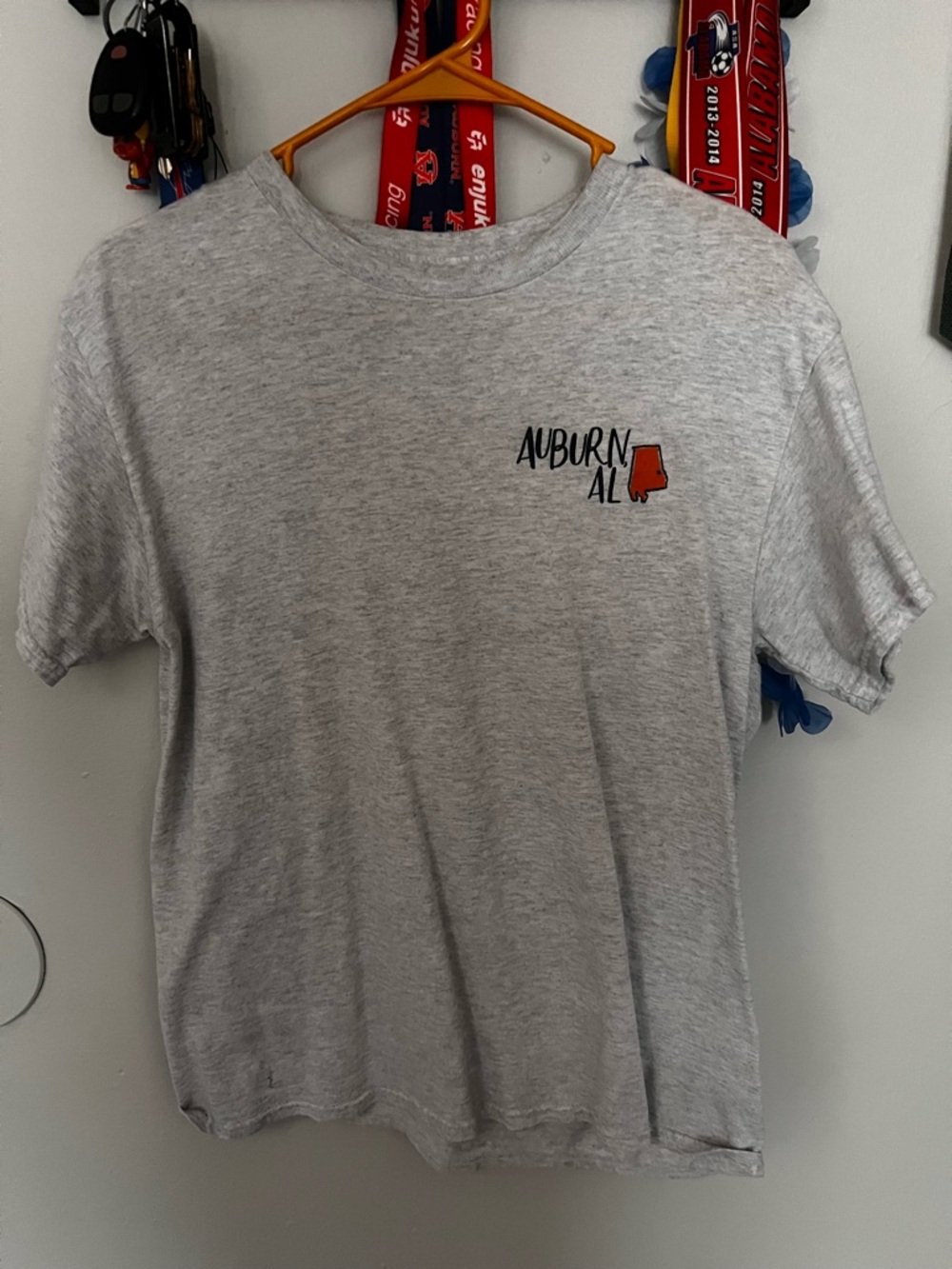 Auburn AL Short Sleeve Tee - Heather Gray